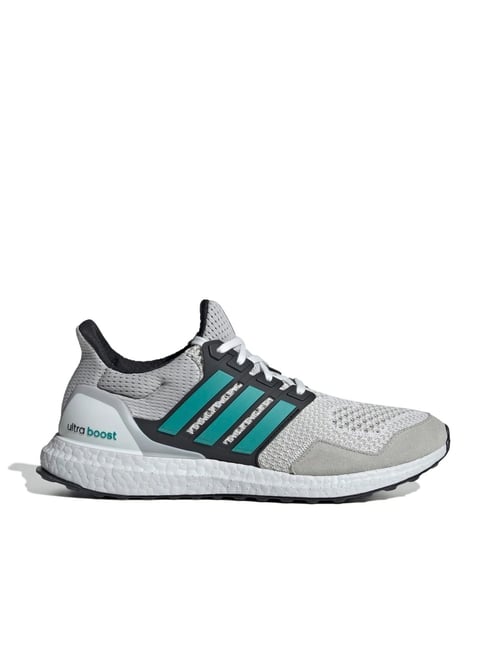 adidas Men's ULTRABOOST 1.0 White, Green & Grey Running Shoes-picture-18
