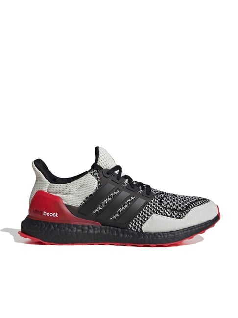 adidas Men's ULTRABOOST 1.0 White, Red & Grey Running Shoes-picture-17