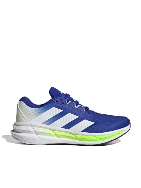 adidas Men's QUESTAR 3 M Blue, White & Green Running Shoes-image-44
