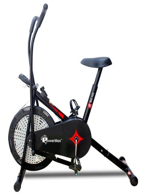 PowerMax Fitness BA-151 Air Bike Exercise Cycle for Home Gym