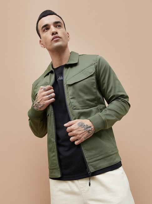 Tailored Jacket Bossini Olive Green Jacket Ollie Arnes Green