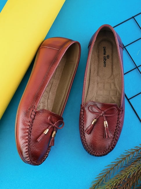 Pelle Albero Women's Cherry Loafers-picture-26