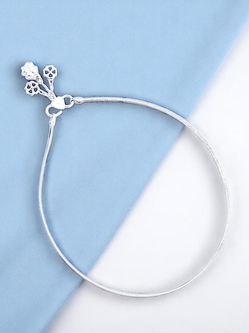 Taraash 925 Sterling Silver Anklet for Women-picture-42