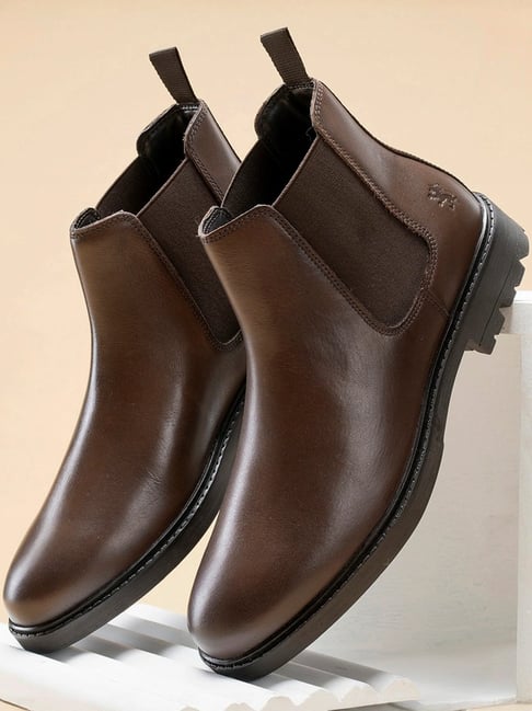 Red Tape Men's Casual Comfort Teak Chelsea Boots