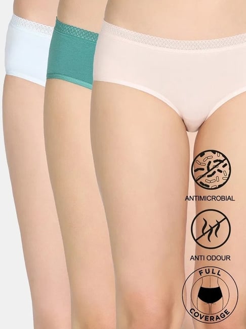 Zivame Multicolor Regular Fit Panties - Pack of 3-picture-46