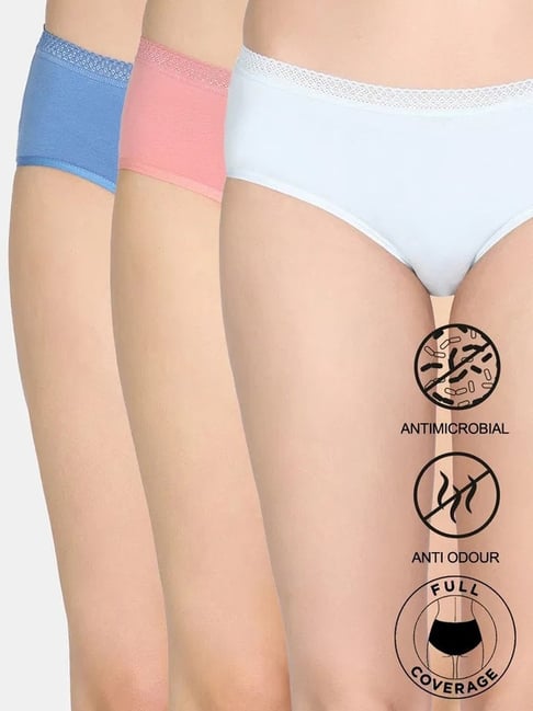 Zivame Multicolor Regular Fit Panties - Pack of 3-picture-17