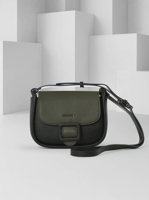 Van Heusen Black Sling Handbag