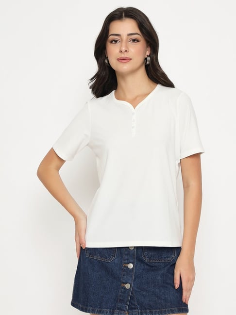 Madame White Regular Fit Top-picture-16