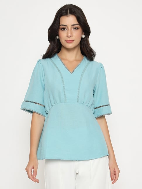Madame Blue Regular Fit Top-picture-10