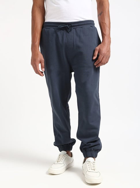 CALVIN KLEIN JEANS Blue Relaxed Fit Mid Rise Trouser-picture-18