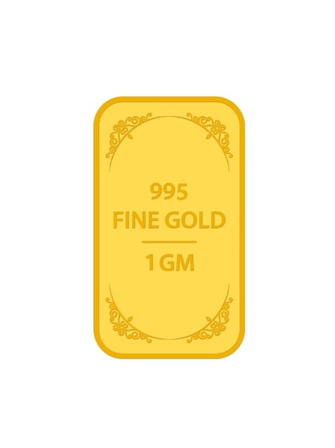 Muthoot Pappachan 24k (995) 1 gm Gold Bar