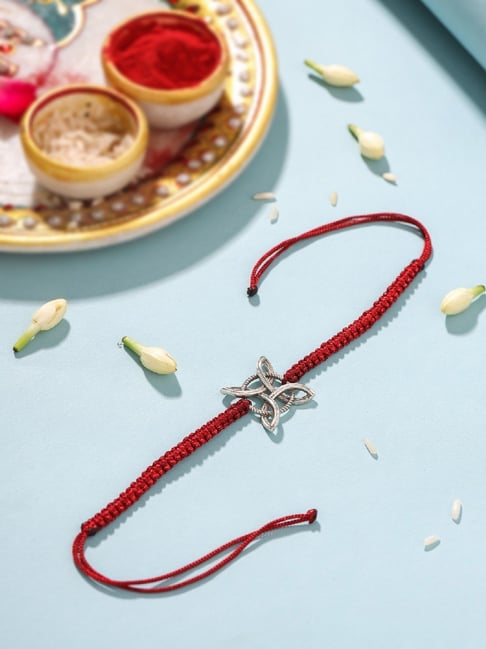 kicky & perky Kicky and Perky 925 Sterling Silver Celtic Knot Rakhi-picture-42