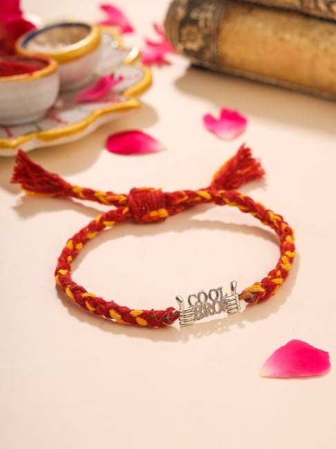 kicky & perky Kicky and Perky 925 Sterling Silver Cool Bro Rakhi-picture-48