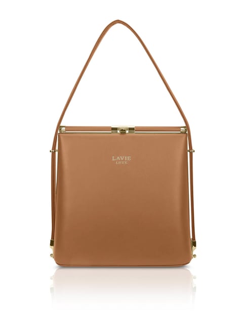 LAVIE LUXE LX GLARE Tan Medium Handbag-picture-44