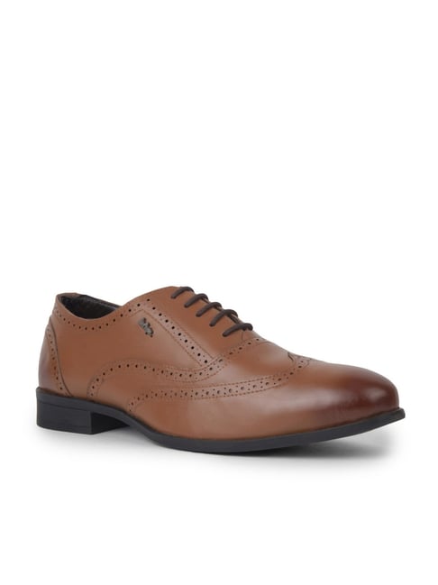 Buy Lee Cooper Men's LC4991E Tan Brogues shoes at Best Price @ Tata CLiQ