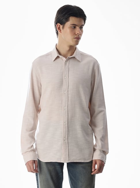 Jack & Jones White Regular Fit Plain Shirt-picture-16