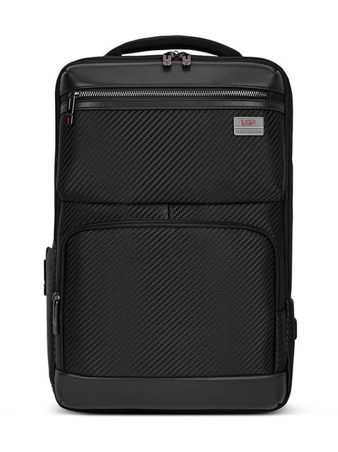 VIP Urban Black Textured Laptop Backpack