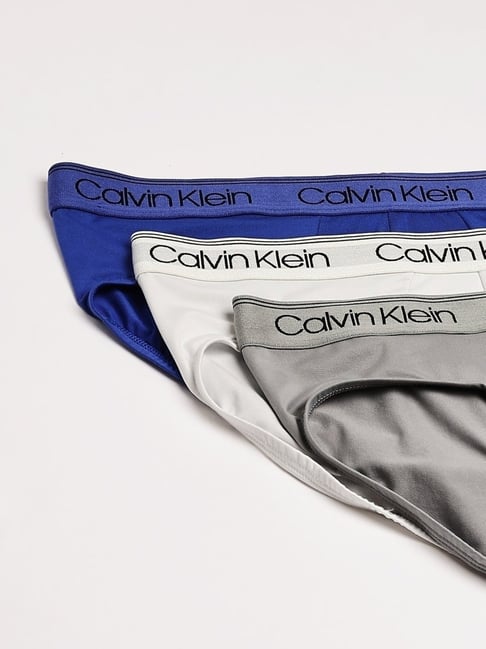 Calvin Klein Multicolor Mid Rise Briefs - Pack Of 3