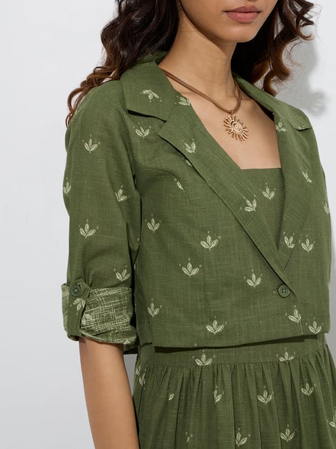 westside olive green dress Price History of Nuon Modern A-Line Day Dress | Sleeveless | Cotton Blend | Round Neck | Olive Green XS | Female | Solid