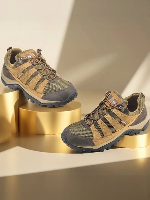 Woodland Men's Camel Derby Shoes