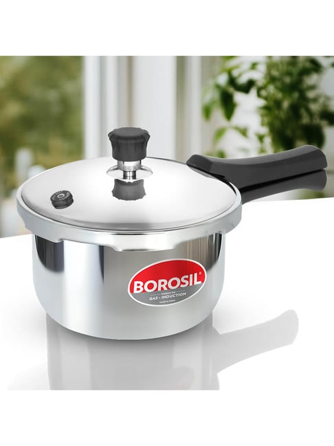 Borosil Steel 2L Triply Outerlid Presto Pressure Cooker