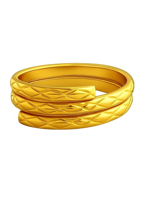 Muthoot Pappachan Swarnavarsham 24K (995) Yellow Gold gms Vedhani Ring