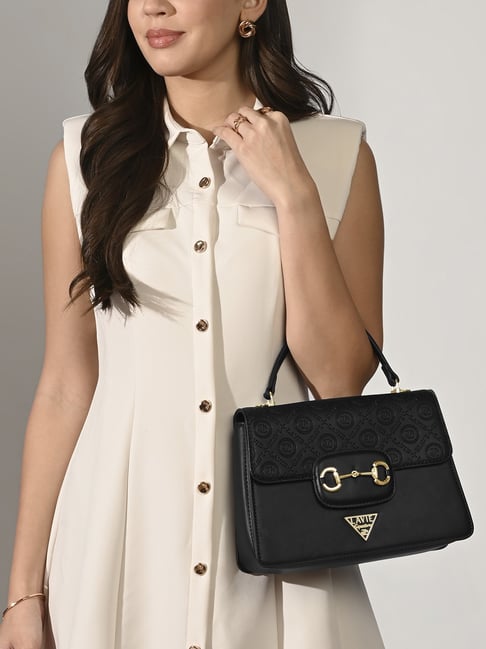 LAVIE Signature Black Satchel Handbag