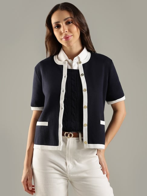 TOMMY HILFIGER Desert Sky Regular Fit Cotton Round Neck Cardigan-picture-27