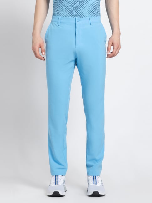 Adidas Blue Regular Fit Sports Trackpants-picture-35