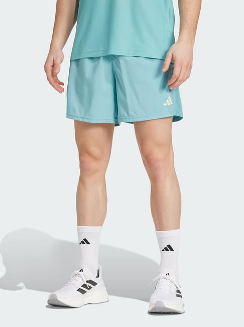 Adidas Turquoise Regular Fit Sports Shorts
