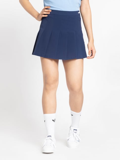 Adidas Originals Blue Regular Fit Skirt-picture-33