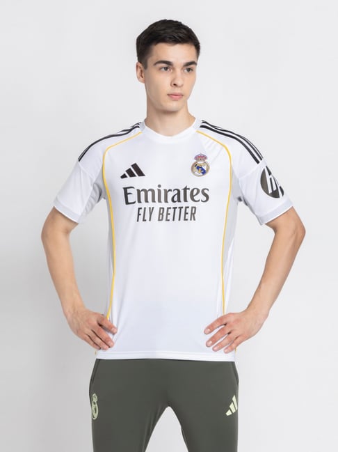 Adidas White Slim Fit Printed Jersey-picture-29