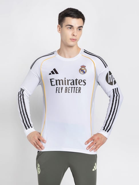 Adidas White Slim Fit Printed Jersey-picture-26