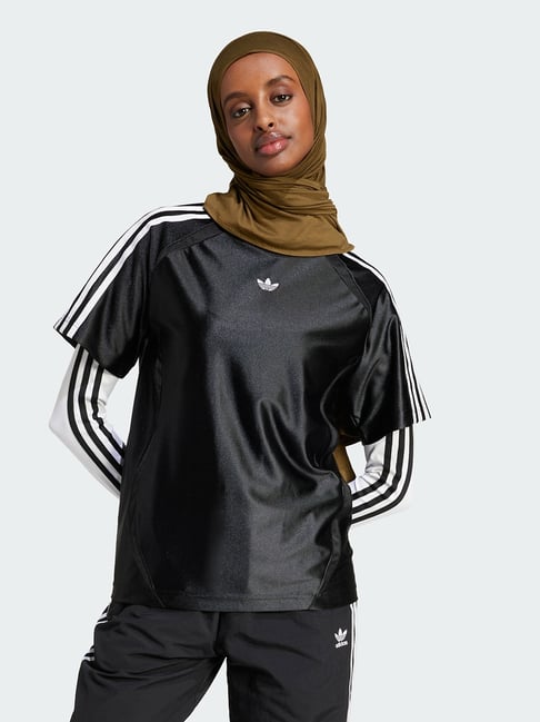 Adidas Originals Black Regular Fit Sports T-Shirt-picture-26