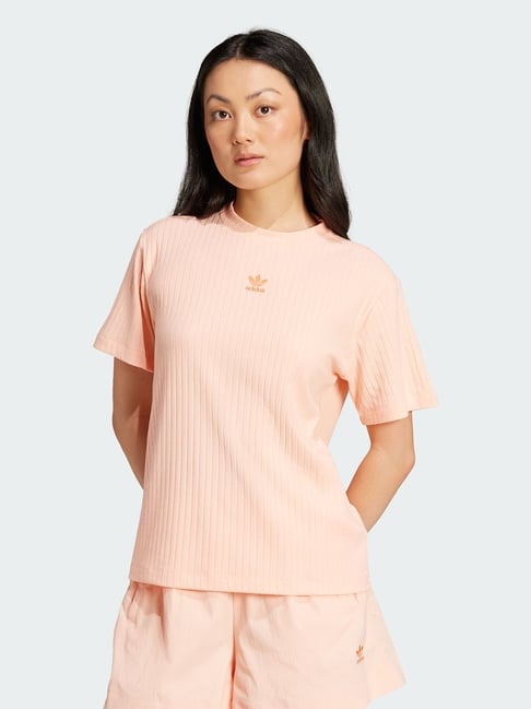 Adidas Originals Pink Regular Fit Sports T-Shirt-picture-13