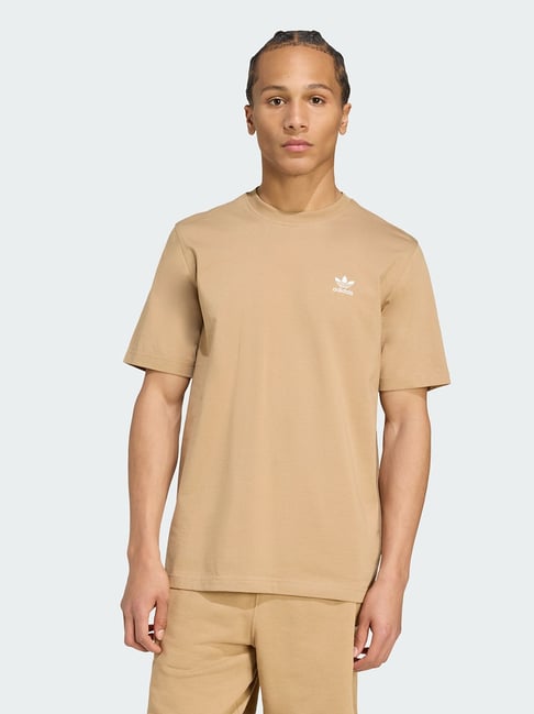 Adidas Originals Brown Cotton Regular Fit Sports T-Shirt-picture-44