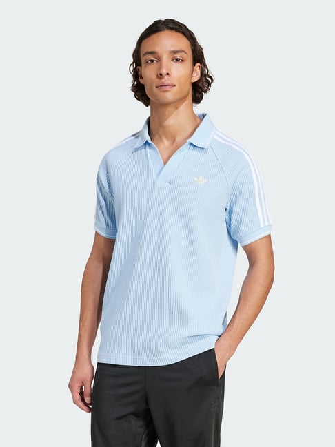 Adidas Originals Blue Regular Fit Sports Polo-picture-42