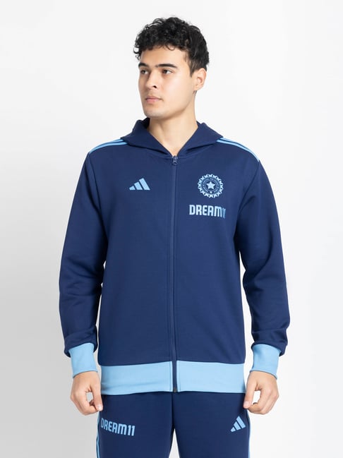 Adidas Blue IND CRI TRVL UP Hoodie