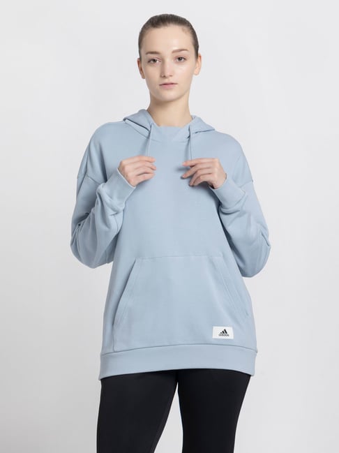 Adidas Blue W LNG HD Hoodie