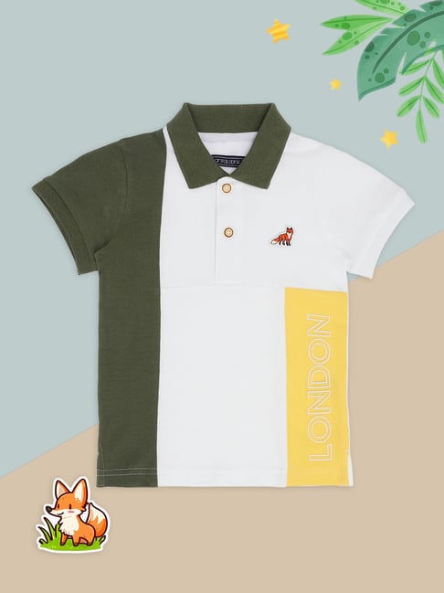 Pantaloons Baby Boys Multi Cotton Prnted T-Shirt