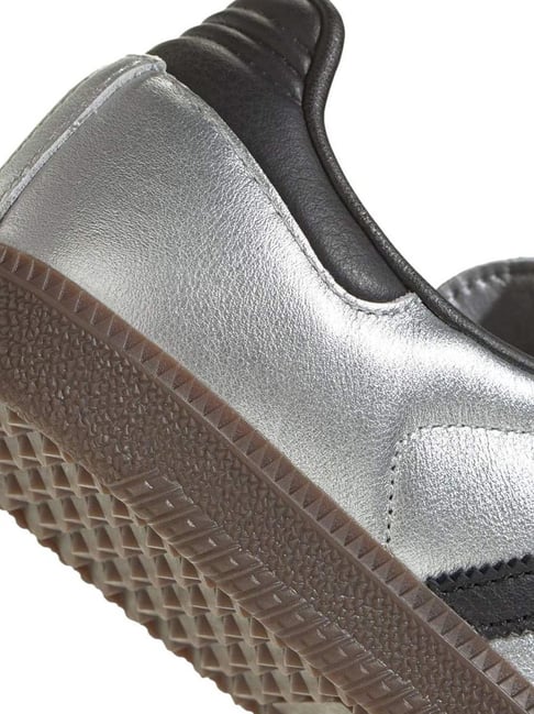 Buy Adidas Originals Women's SAMBA OG W Silver Sneakers Online