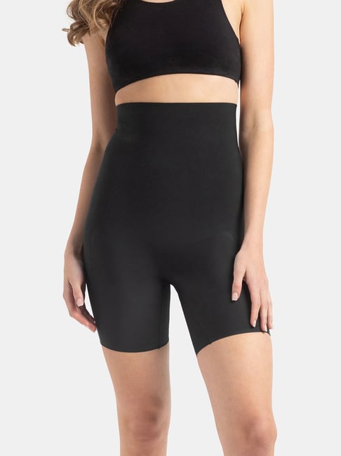 Jockey Black Regular Fit Shapewear Shorts