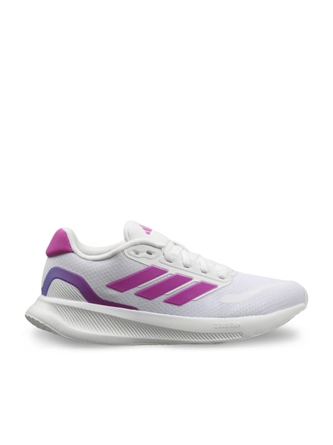 Adidas Women's RUNFALCON 5 W White Running Shoes
