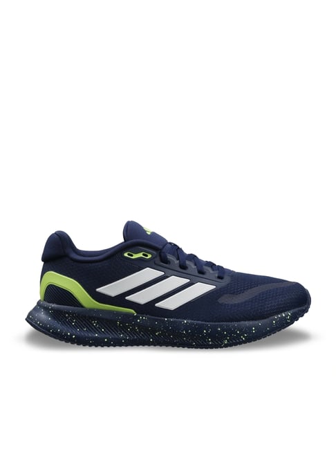 Adidas Men's RUNFALCON 5 Blue Running Shoes-image-49