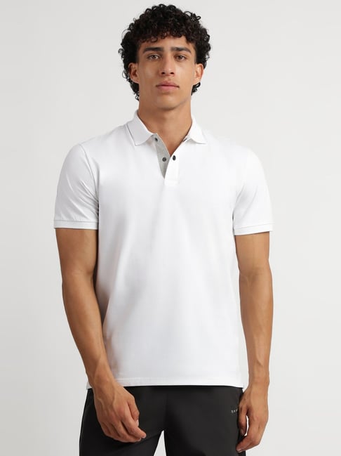 Reebok White Regular Fit Sports Polo-picture-36