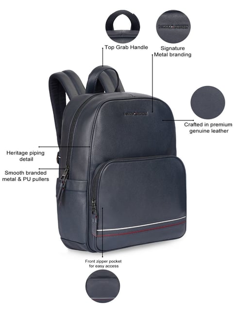 Premium Leather Tommy Leather Backpack Tommy Hilfiger Backpack Saffiano  Backpack Tommy Hot Leather