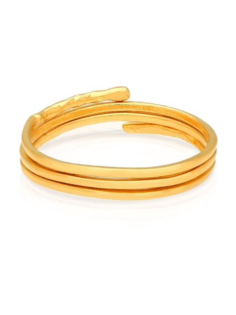 Vedhani 1gm Rings In Gold Malabar Gold Diamonds 24 Kt (995) GM