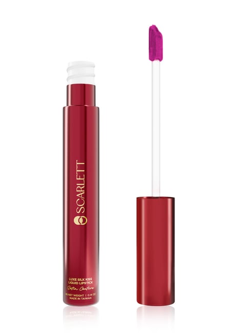 Scarlett Cosmetic Luxe Silk Kiss Liquid Lipstick Feodora - 4 gm-picture-37