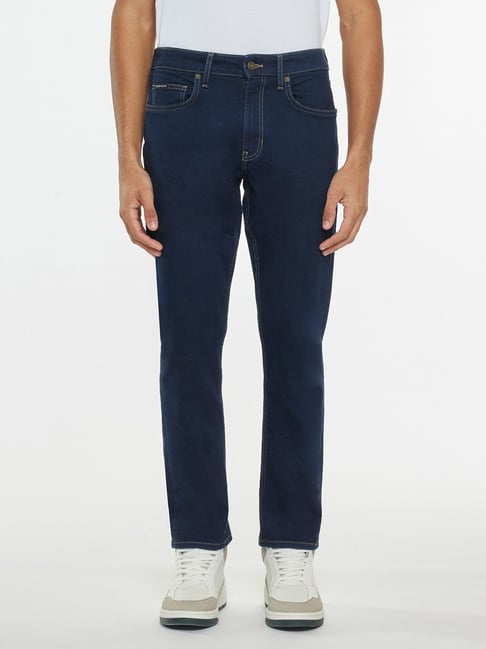 Guess Jeans G14 Blue Mid Rise Slim Fit Denim Jeans