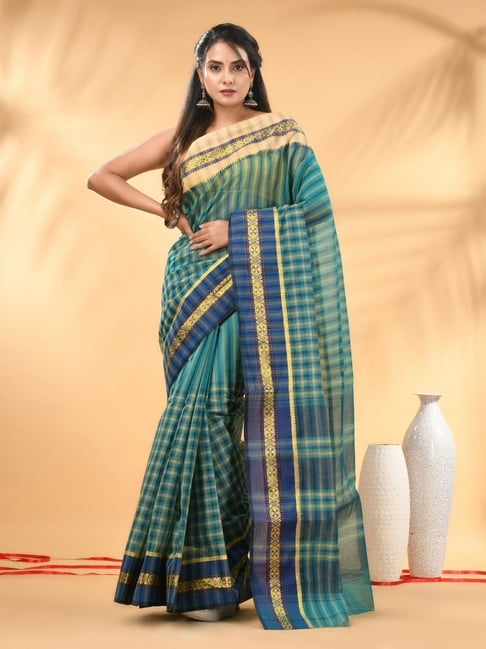 Charukriti Green Embellished Saree-picture-47